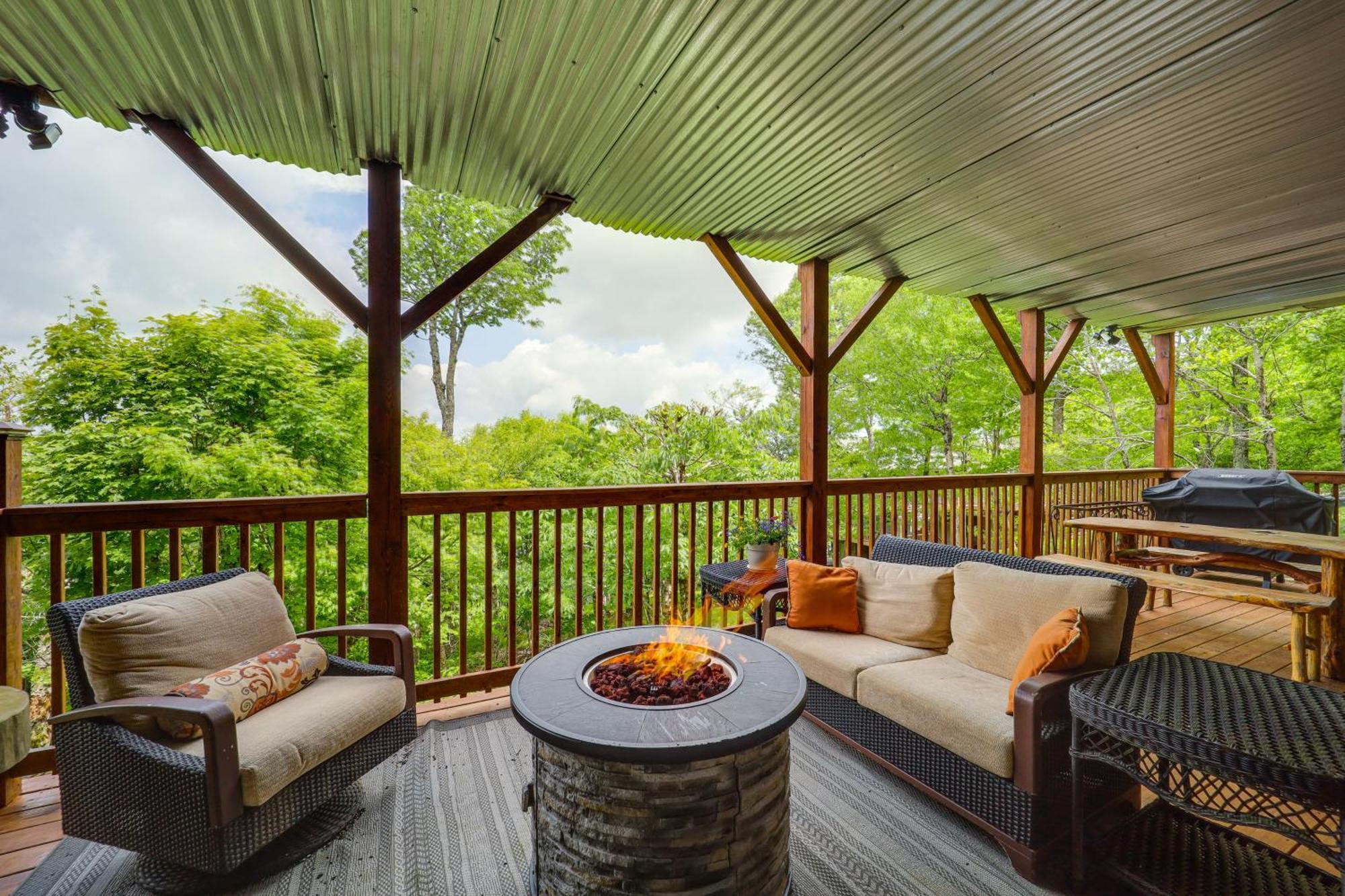 Beech Mountain Cabin With Deck And Grill Near Golf! Apartamento Exterior foto